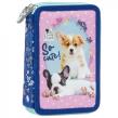 Opakowanie Piórnik 2-komorowy z wyposażeniem Cleo i Frank 34 - Pies