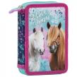 Opakowanie Piórnik 2-komorowy z wyposażeniem Konie 23