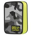 Opakowanie Piórnik szkolny podwójny z wyposażeniem Jumper 2 Camo Yellow Neon