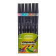 Opakowanie Pisaki pędzelkowe metaliczne dwustronne 6 kolorów