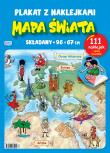 Plakat z naklejkami Mapa Świata. Autor:   Praca zbiorowa. Dadada.pl Okładka książki Plakat z naklejkami Mapa Świata