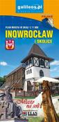 Plan miasta - Inowrocław i okolice lam. 1:11 000. Autor:   Praca zbiorowa. Dadada.pl Okładka książki Plan miasta - Inowrocław i okolice lam. 1:11 000