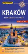 Plan miasta - Kraków 1:20 000 w.2024. Autor:   Praca zbiorowa. Dadada.pl Okładka książki Plan miasta - Kraków 1:20 000 w.2024
