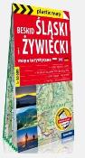 Plastic map Beskid Ślaski i Żywiecki w.2022. Autor: Opracowanie zbiorowe. Dadada.pl Okładka książki Plastic map Beskid Ślaski i Żywiecki w.2022
