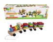 Opakowanie Pociąg drewniany z piramidkami