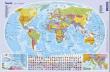 Opakowanie Podkładka na biurko mapa polityczna Świata