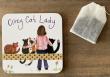 Opakowanie Podkładka pod kubek C153 Crazy Cat Lady Kociara