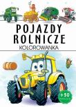 Pojazdy rolnicze. Kolorowanka. Autor: Opracowanie zbiorowe. Dadada.pl Okładka książki Pojazdy rolnicze. Kolorowanka