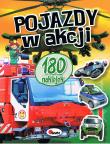 Okładka książki Pojazdy w akcji 180 naklejek