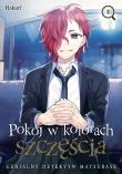 Pokój w kolorach szczęścia. Genialny detektyw Matsubase. Tom 1. Autor: Hakuri. Dadada.pl Okładka książki Pokój w kolorach szczęścia. Genialny detektyw Matsubase. Tom 1