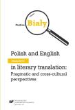 Okładka książki Polish and English diminutives in literary...
