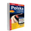 Polska atlas samochodowy 2024/25 + instrukcja pierwszej pomocy 1:250 000. Autor: Opracowanie zbiorowe. Dadada.pl Okładka książki Polska atlas samochodowy 2024/25 + instrukcja pierwszej pomocy 1:250 000