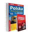 Polska dla profesjonalistów atlas samochodowy+instrukcja pierwszej pomocy 1:200 000. Autor: Opracowanie zbiorowe. Dadada.pl Okładka książki Polska dla profesjonalistów atlas samochodowy+instrukcja pierwszej pomocy 1:200 000