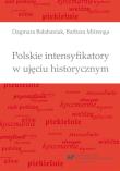 Polskie intensyfikatory w ujęciu historycznym. Autor: Dagmara Bałabaniak, Barbara Mitrenga. Dadada.pl Okładka książki Polskie intensyfikatory w ujęciu historycznym