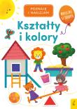 Poznaję i naklejam. Kształty i kolory. Autor: Opracowanie zbiorowe. Dadada.pl Okładka książki Poznaję i naklejam. Kształty i kolory