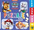 Poznaję liczby z pieskami. Psi Patrol. Poznaję.... Autor: Opracowanie zbiorowe. Dadada.pl Okładka książki Poznaję liczby z pieskami. Psi Patrol. Poznaję...