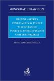 Okładka książki Prawne aspekty rynku mocy w Polsce...