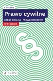 Prawo cywilne w pigułce. Część ogólna. Prawo rzeczowe + testy online wyd. 2024. Autor: Opracowanie zbiorowe. Dadada.pl Okładka książki Prawo cywilne w pigułce. Część ogólna. Prawo rzeczowe + testy online wyd. 2024