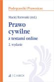 Prawo cywilne z testami online. Autor: Jacek Barczewski, dr Katarzyna Jerka, dr hab. Magdalena Rzewuska, Natalia Rzewuska. Dadada.pl Okładka książki Prawo cywilne z testami online