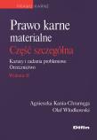 Prawo karne materialne. Część szczególna. Kazusy i zadania problemowe. Orzecznictwo. Autor: Kania-Chramęga Agnieszka, Włodkowski Olaf. Dadada.pl Okładka książki Prawo karne materialne. Część szczególna. Kazusy i zadania problemowe. Orzecznictwo