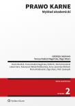 Prawo karne. Autor: Sitarz Olga, Dukiet-Nagórska Teresa, Kalitowski Michał, Jaworska-Wieloch Anna, Bek Dominika, Piotr Zawiejski, Rafał Fic, Michał Grudecki, JAKUB HANC, Katarzyna Hebda. Dadada.pl Okładka książki Prawo karne