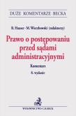 Okładka książki Prawo o postępowaniu przed sądami w.8