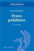 Prawo podatkowe. Autor: prof. dr hab. Ryszard Mastalski. Dadada.pl Okładka książki Prawo podatkowe