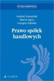 Prawo spółek handlowych z testami online. Autor: prof. dr hab. Andrzej Szumański, dr hab. Marcin Spyra, adw. dr hab. Grzegorz Suliński. Dadada.pl Okładka książki Prawo spółek handlowych z testami online
