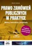 Okładka książki Prawo zamówień publicznych w praktyce