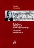 Okładka książki Preludia op.1 i Etiudy op.4 Karola Szymanowskiego