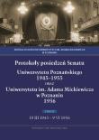 Protokoły posiedzeń Senatu Uniwersytetu Poznańskiego 1945-1955 oraz Uniwersytetu im. Adama Mickiewicza. Wydawca: Wydawnictwo Naukowe UAM. Dadada.pl Opakowanie Protokoły posiedzeń Senatu Uniwersytetu Poznańskiego 1945-1955 oraz Uniwersytetu im. Adama Mickiewicza