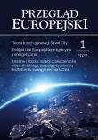 Okładka książki Przegląd Europejski 1/2022