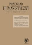 Opakowanie Przegląd Humanistyczny 2024/3 (486)
