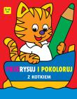 Okładka książki Przerysuj i pokoloruj z kotkiem