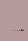 Przestając widzieć: Fenomenologia i etyka... Autor: Jacques Blaize. Dadada.pl Okładka książki Przestając widzieć: Fenomenologia i etyka..