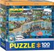Opakowanie Puzzle 100 EG-Crazy Aquarium 6100-0543