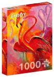 Opakowanie Puzzle 1000 Flamingi