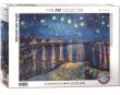 Opakowanie Puzzle 1000 Gwiaździsta noc nad Ronem, van Gogh