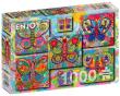 Opakowanie Puzzle 1000 Kolorowe motyle