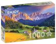 Opakowanie Puzzle 1000 Kościół w Dolomitach/Włochy