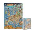 Opakowanie Puzzle 1000 Mapa Europy