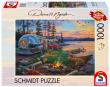 Opakowanie Puzzle 1000 PQ Ognisko nad jeziorem Darrel Bush 112721