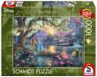 Opakowanie Puzzle 1000 Thomas Kinkade Księżniczka i żaba