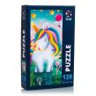 Opakowanie Puzzle 120 Mały słodki jednorożec DT100-07