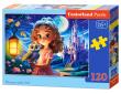 Opakowanie Puzzle 120 Princess with Owl CASTOR