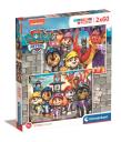 Opakowanie Puzzle 2 x 60 super kolor Psi Patrol 21621