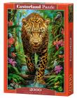 Opakowanie Puzzle 2000 Leopard in the Wild CASTOR