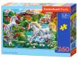 Opakowanie Puzzle 260 Unicorn Garden CASTOR