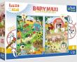 Opakowanie Puzzle 2x10 Baby Maxi Poznaj Bobaski TREFL