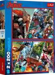 Opakowanie Puzzle 2x200 Obrońcy Świata Disney Marvel The Avengers 13318